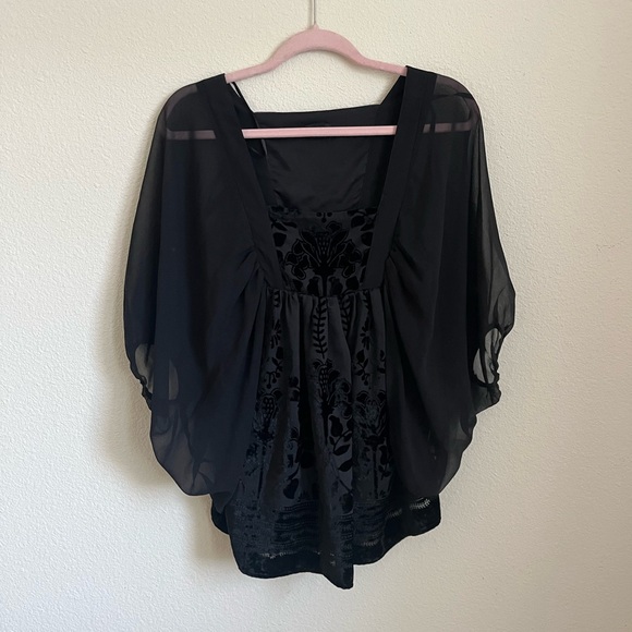 H&M velvet top - Picture 1 of 4